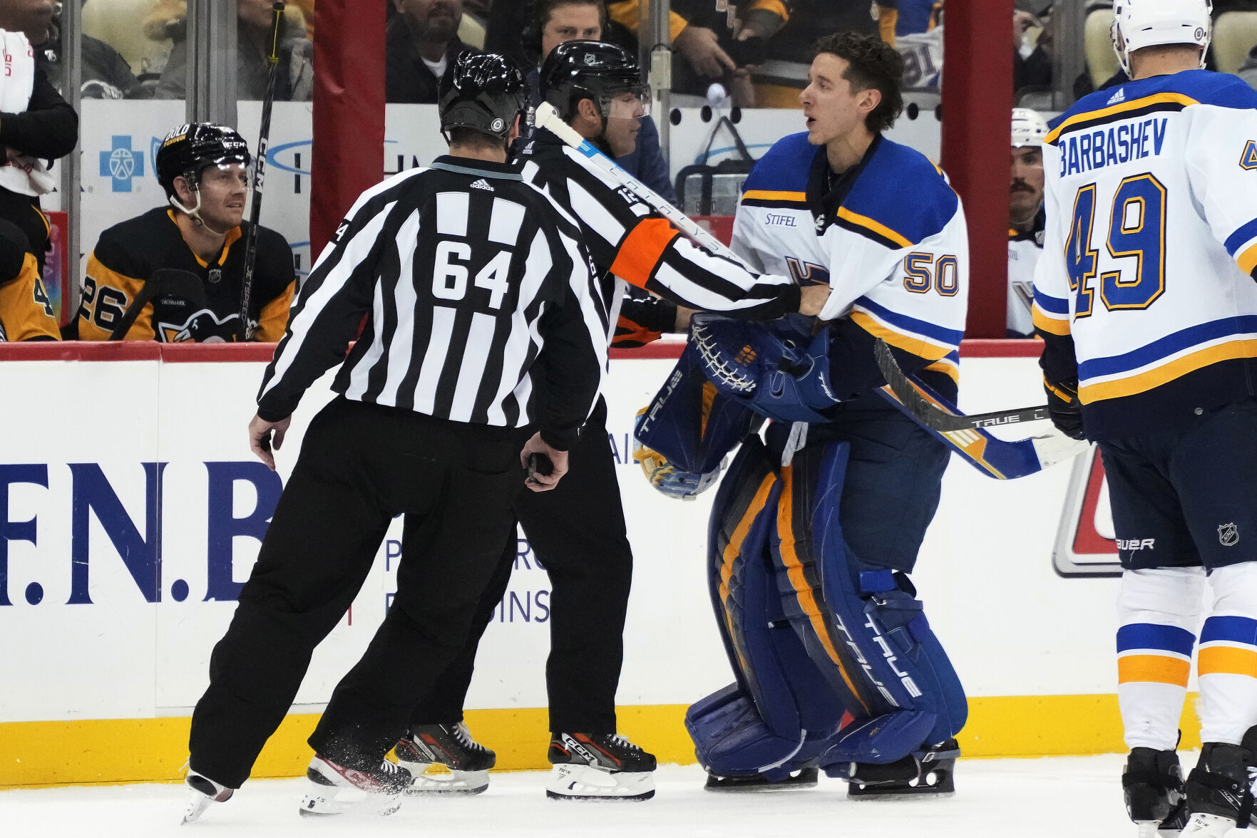 Blues Penguins Hockey